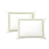 400TC Cotton Classic Embroidery Sateen Solid Pillow Sham