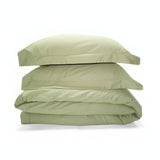 400TC Cotton Sateen Solid Duvet Cover Set
