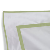 400TC Embroidery & Border Cotton Sateen Solid Euro Sham