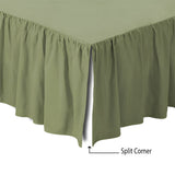 400TC Sateen Solid Cotton Gathered Bed Skirt