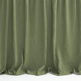 400TC Cotton Sateen Solid Textured Ruffle Bedspread Set