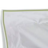 400TC Embroidery Cotton Sateen Solid Duvet Cover Set