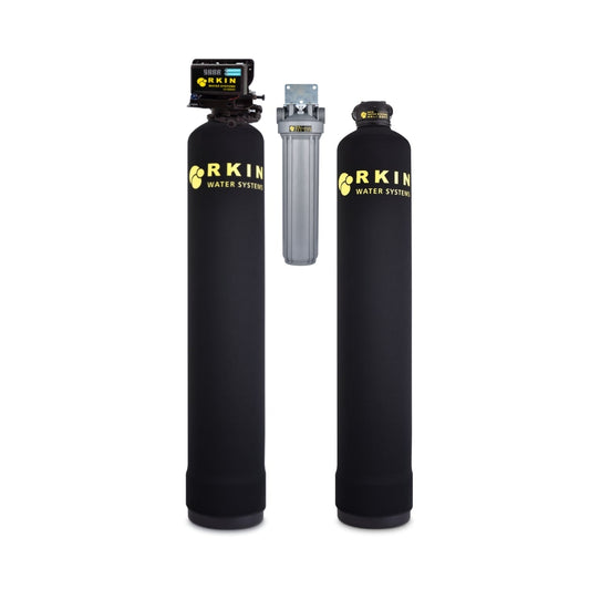 Salt-Free Water Conditioner and Well Water Filter Combo