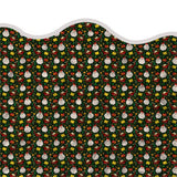 Printed Scalloped Christmas Tree Skirt