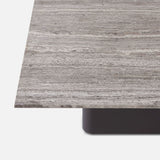 Santorini Outdoor Stone Square Side Table