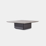 Santorini Outdoor Stone Square Side Table
