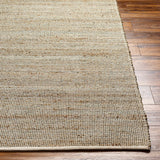 Byrne Beige & Green Jute Rug - Clearance