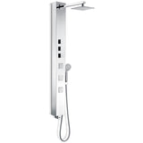 Lann 53 in. 3-Jetted Full Body Shower Panel System with Heavy Rain Showerhead and Spray Wand in Chrome (Valve Included)