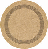 Andie Bordered Faux Jute Outdoor Rug - Clearance