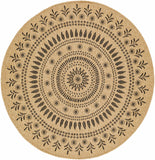 Beata Round Faux Jute Outdoor Rug - Clearance