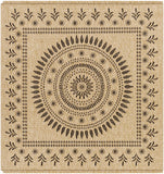 Beata Round Faux Jute Outdoor Rug - Clearance