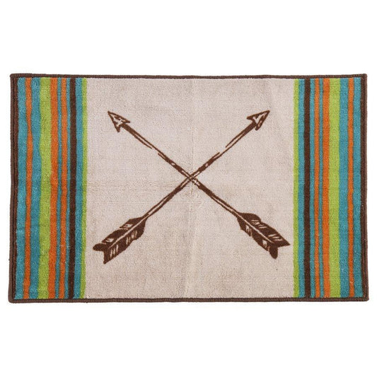 Serape Kitchen/Bath Rug w/ Arrow Design, 2 MOQ