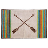 Serape Kitchen/Bath Rug w/ Arrow Design, 2 MOQ
