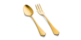 Flatware and Flatware Sets Dolce Vita Vintage Oro