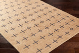 Haimi Black Washable Jutely Rug - Clearance