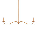 Saxon Linear Tan Chandelier
