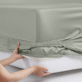 Silken Sateen TENCEL™ Adjustable Fitted Sheet Mist