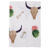 Skull/Cactus Printed Tea Towel, Set of 5, 2 MOQ