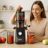 Ciarra Compact Cold Press Juicer 200W | Single Knob Control, Easy Cleanup & High Juice Yield