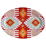 Southwest Motif Melamine Serving Platters, Set of 12
