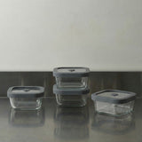 Square Glass Food Storage Containers
