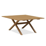 PURPLE LEAF Outdoor Dining Table Sleek Aluminum Frame Modern Outdoor Table for Deck Backyard Dining Gatherings
