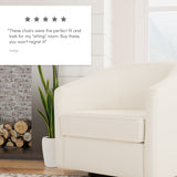 Modern Square Swivel Accent Chair