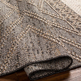 Beige Charcoal Areli Outdoor Area Rug