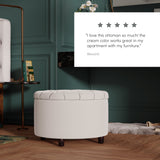 Modern Round Ottoman Footrest