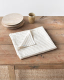 Striped in Natural Linen tablecloth