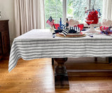 Linen Tablecloth - Striped Tablecloths