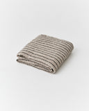 Thin Striped waffle throw blanket