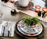 Black and White Napkins - Striped