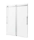 Stellar Series 57 to 60 in. x 76 in. Sliding Frameless Shower Door with Tsunami Guard Tempered Glass