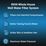 Sulfur, Iron, Manganese Well Water Filter System