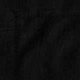 Black Tablecloth - Hemstitched
