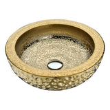 Regalia Series Vessel Sink in Speckled Gold