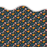 Printed Scalloped Christmas Tree Skirt