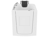 ANZZI Coupe Series 32 in. x 38 in. Swinging Door Walk-In Soaking Tub in White