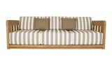 Adelaide Outdoor Sofa Brown Stripe