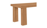 Marina Outdoor Dining Bench Natural