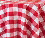 Round Tablecloth - Plaid Tablecloths