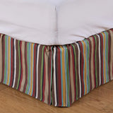 Tammy Multicolor Stripe Bed Skirt, Twin & King