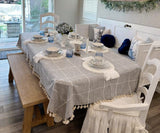 Tassel Tablecloth - Bohemian Tablecloth