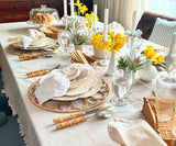 Striped Tablecloth - Tassel Tablecloth