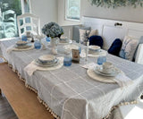 Tassel Tablecloth - Bohemian Tablecloth