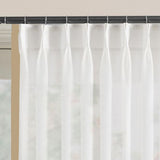 400TC Edge Border Cotton Embroidery Curtain (Set Of 2)