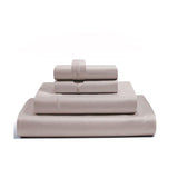 400TC Luxurious Double Embroidery Cotton Sateen Solid Bedding Bundle