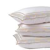 Smart Border 400TC Cotton Embroidery Sateen Solid Euro Pillow Sham