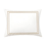 400TC Cotton Classic Embroidery Sateen Solid Pillow Sham